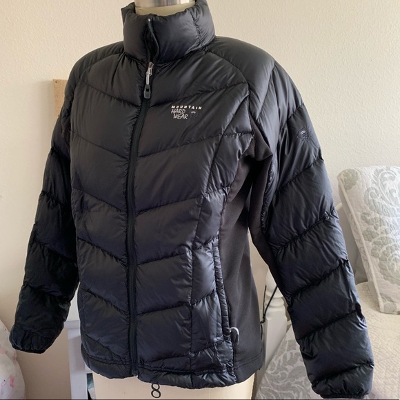 mountain hardwear black puffer jacket